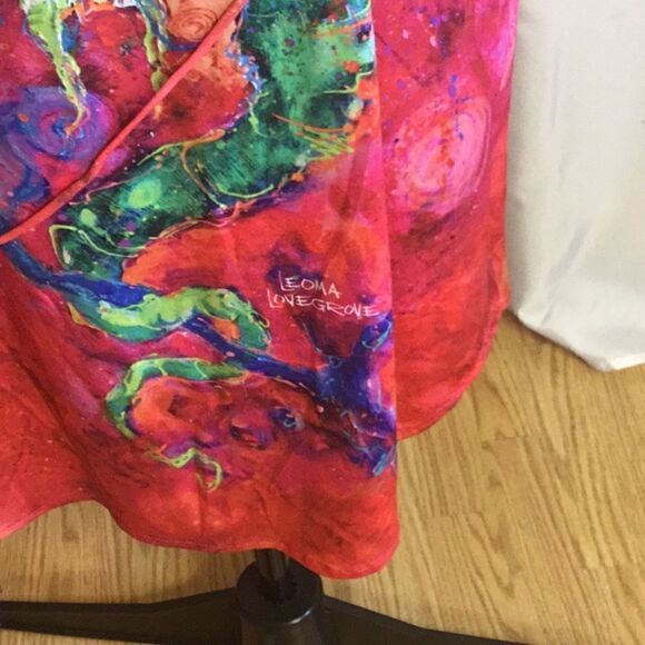 NWOT LEOMA LOVEGROVE dress in small with seahorse designs front & back - Picture 6 of 12